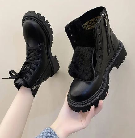 Bottes en cuir souple élégantes pour femmes