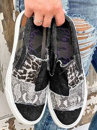 Baskets basses pour femme style patch