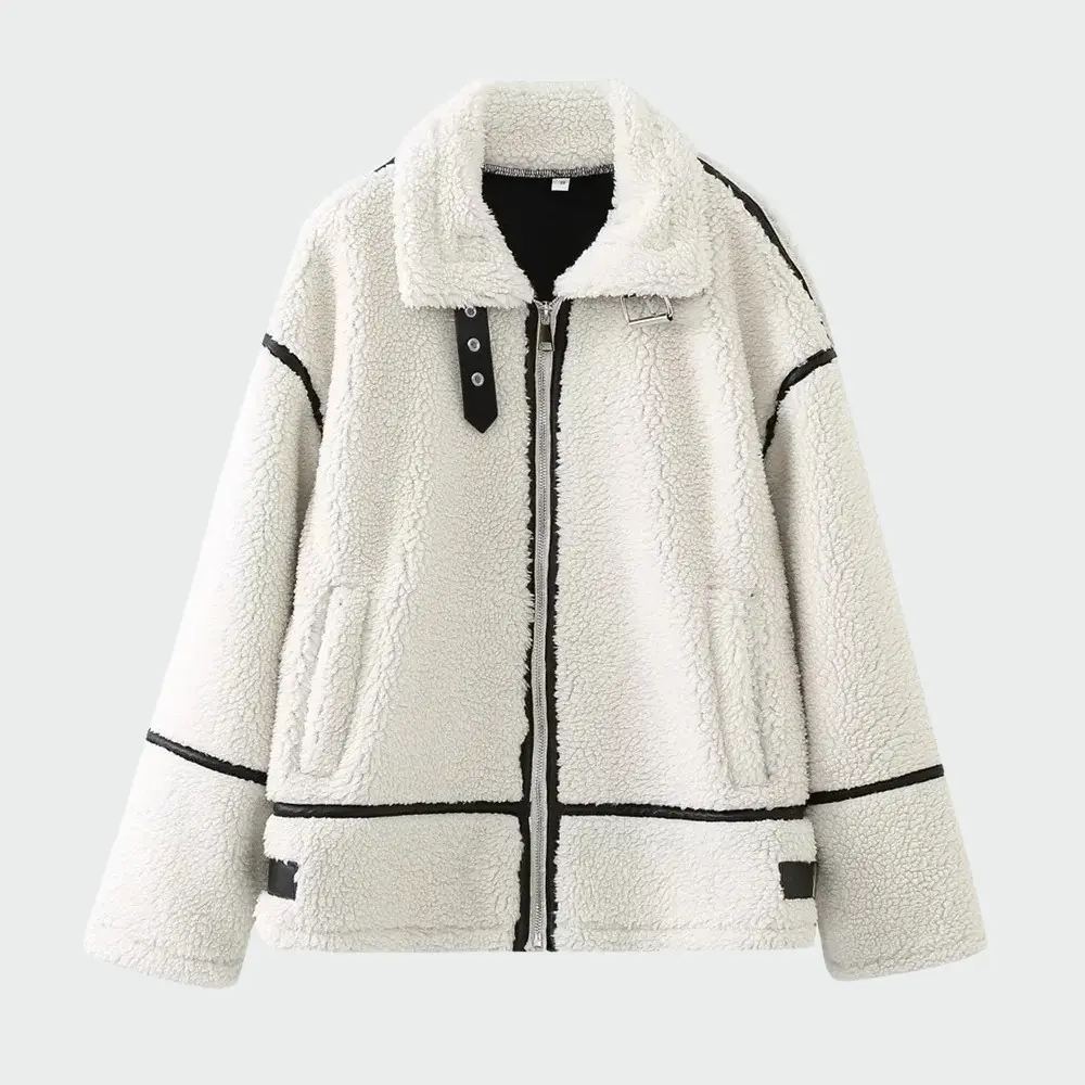 Veste en fausse fourrure élégante pour femme