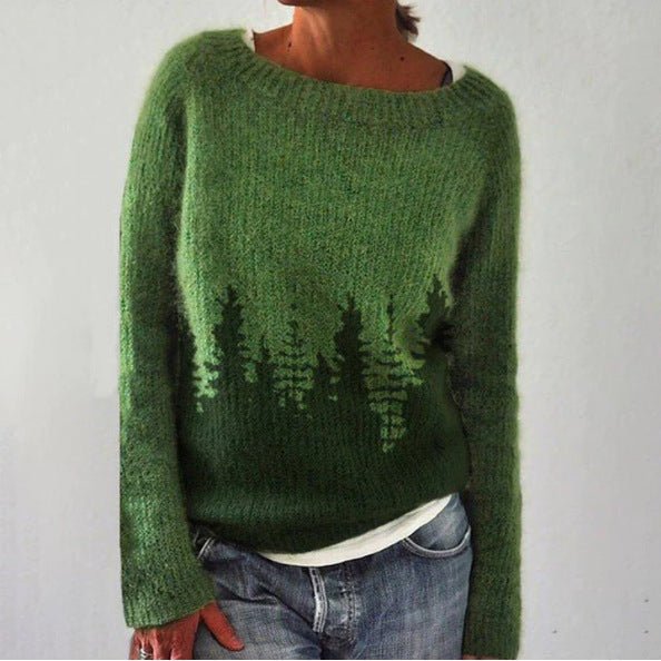 Écharpe femme pull rétro femmes