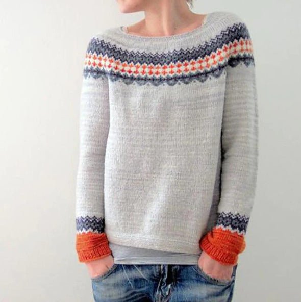 Écharpe femme pull rétro femmes