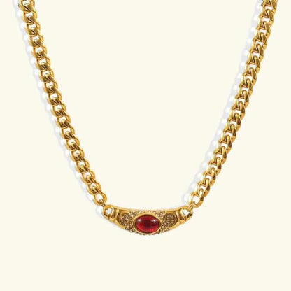 Collier pierres précieuses Or 585 Brillant