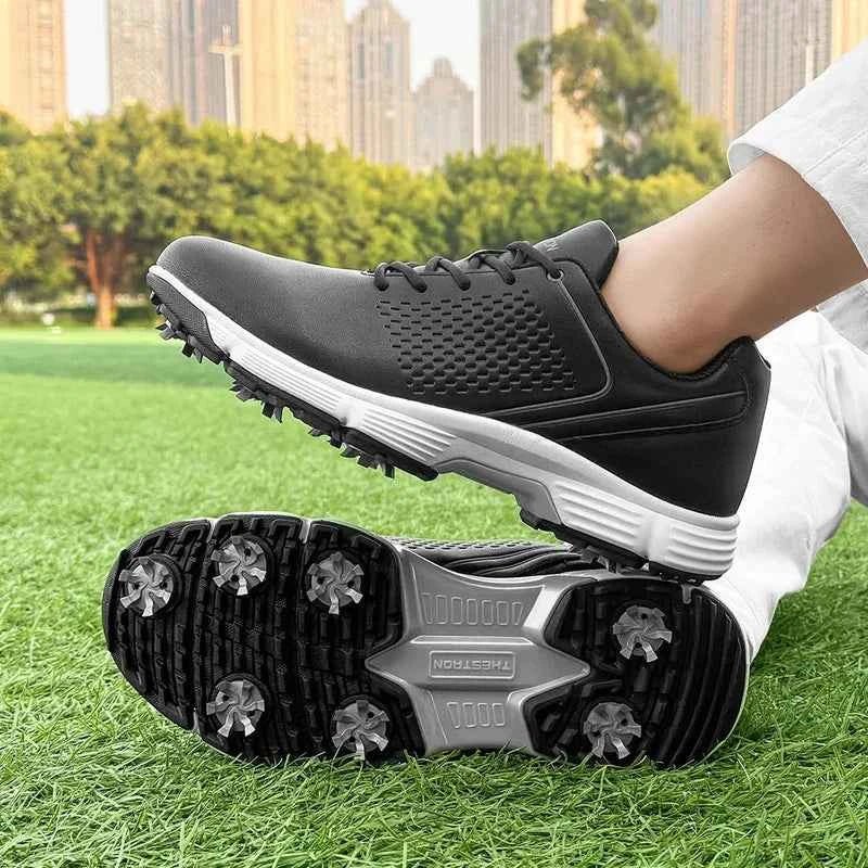 Chaussures de golf à crampons professionnelles pour hommes