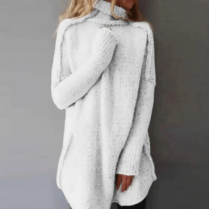 Pull en tricot torsadé fait main pour femmes