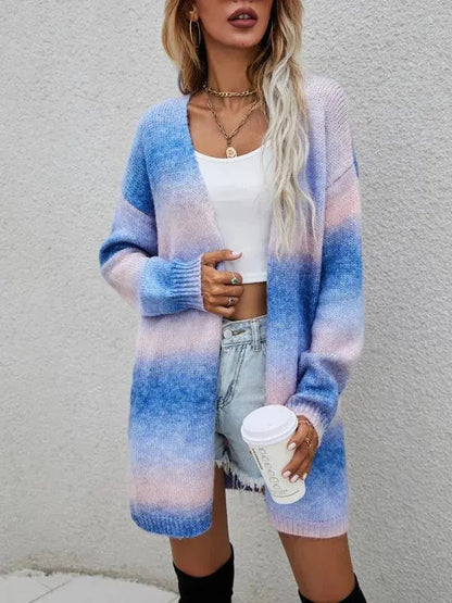 Cardigan Tie-Dye Coloré Femme
