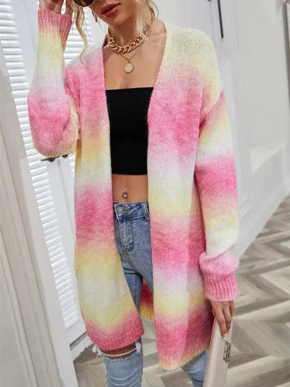 Cardigan Tie-Dye Coloré Femme