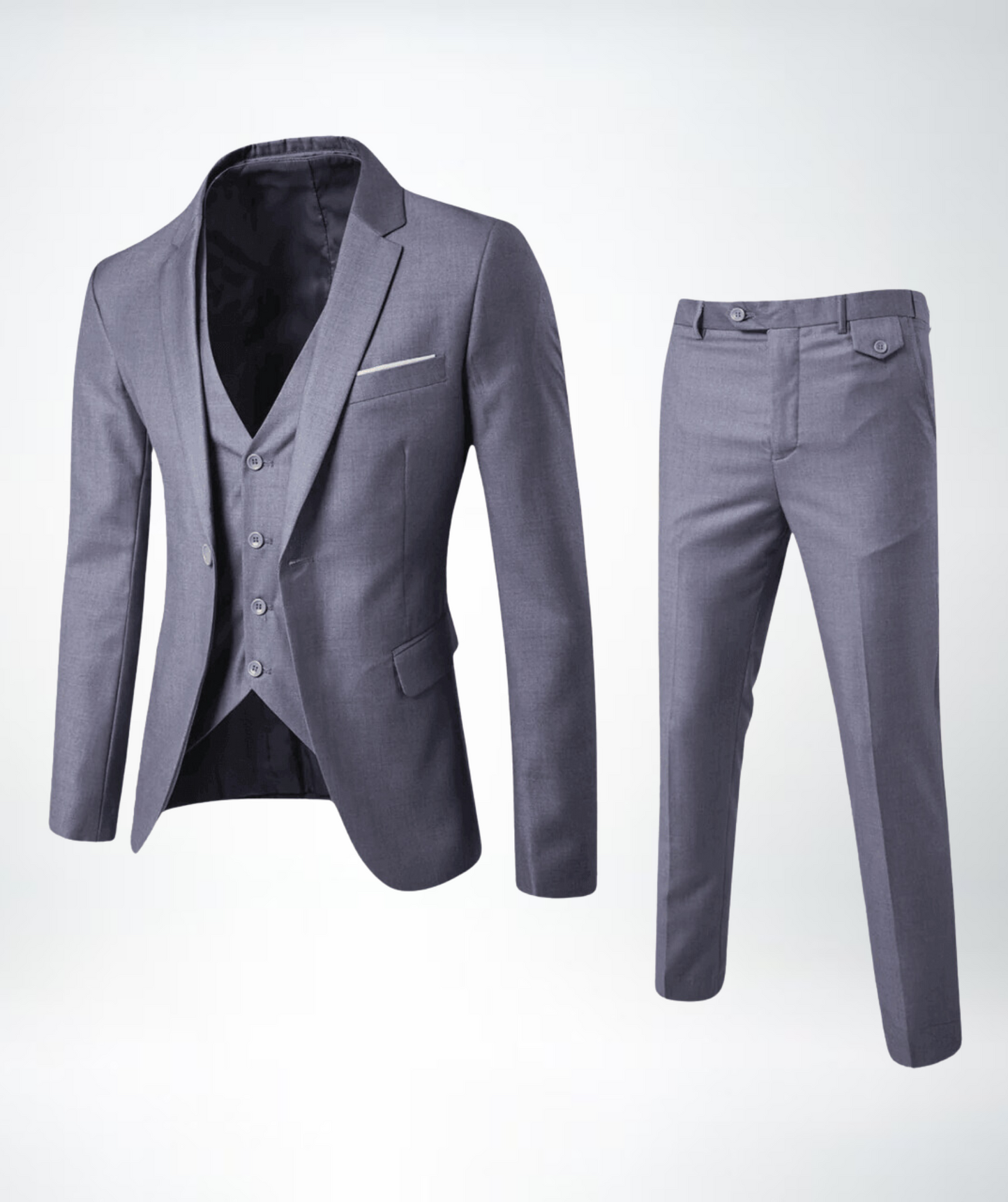 Robe élégante coupe slim en mélange de laine col revers trois pièces