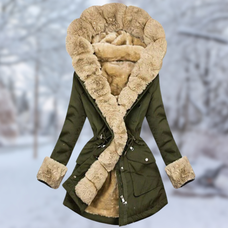 Manteau d'hiver élégant Doux et chaud
