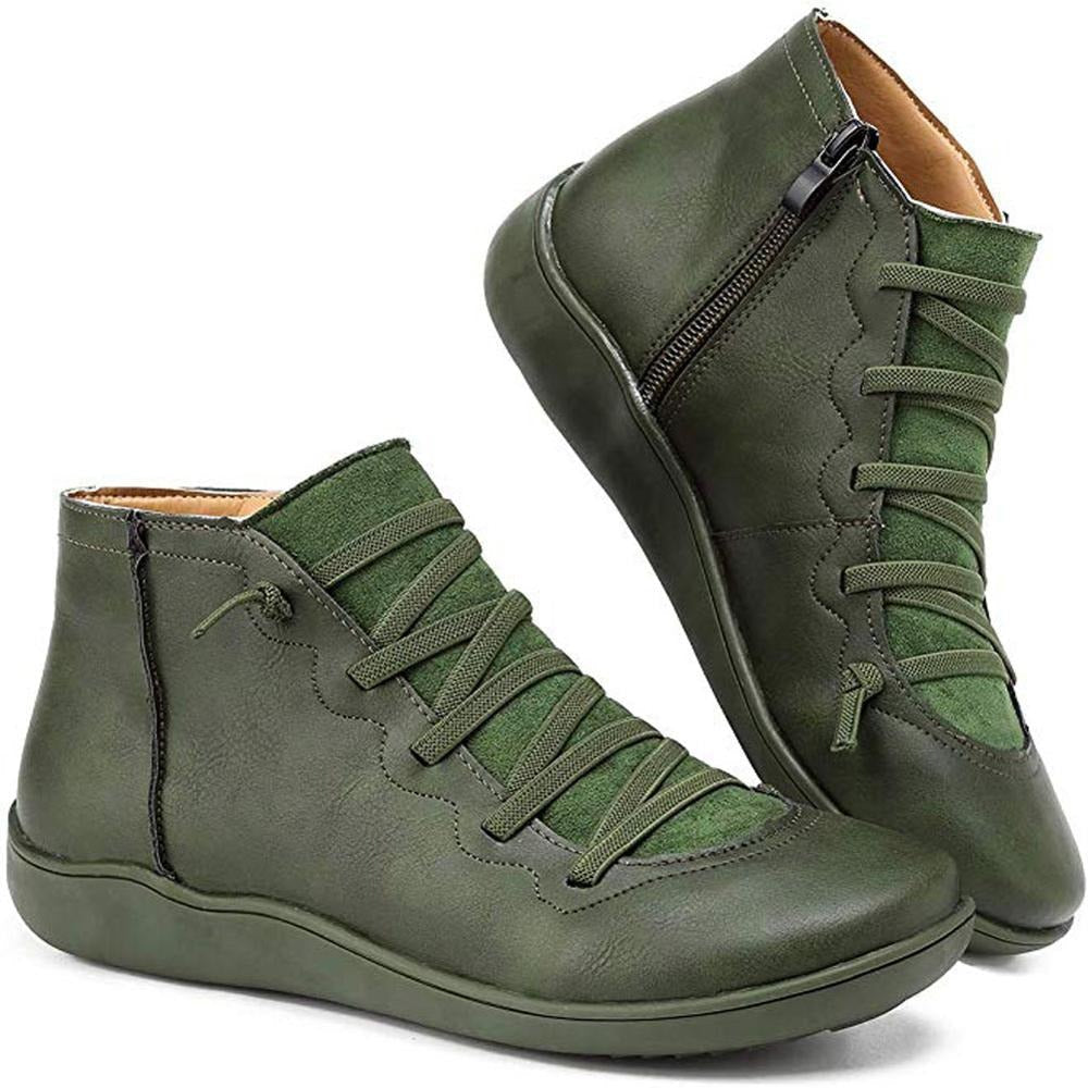 Bottines stylées en similicuir