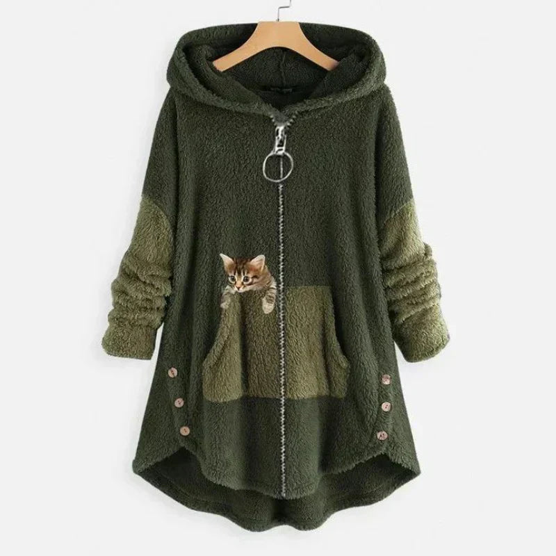 Veste d'hiver douillette Douce et chaude
