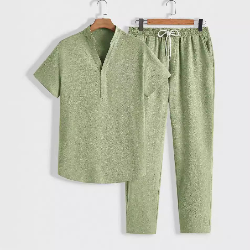 Ensemble de salon pour hommes - Polo confortable et pantalon