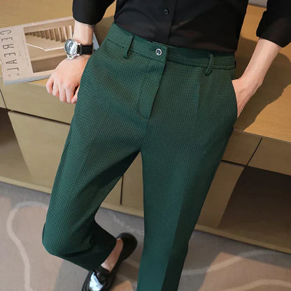 Pantalon gaufré décontracté Confort Loisirs