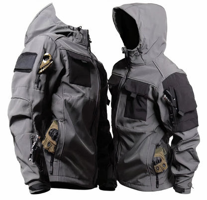 Veste militaire à capuche Pratique