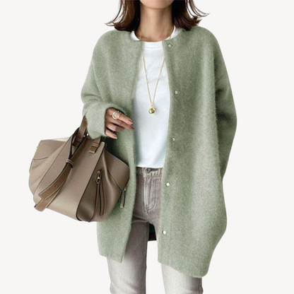 Cardigan Femme Boutonné Élégant