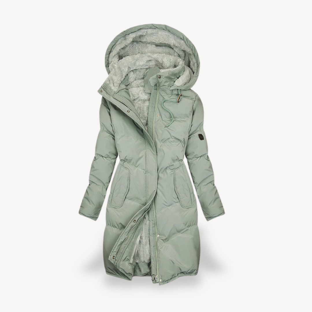 Veste d'hiver chaude pour femme doublée polaire