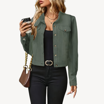 Veste en jean moderne pour femme