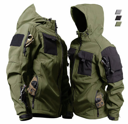Veste militaire à capuche Pratique