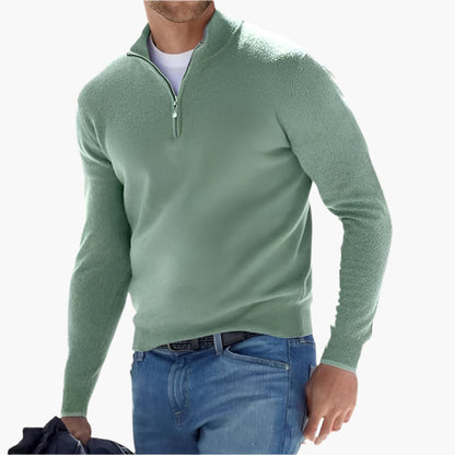 Pull en maille élégant avec fermeture Éclair