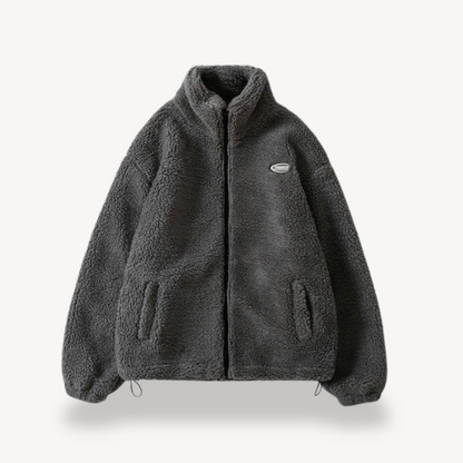 Veste polaire femme douce et chaude à fermeture éclair
