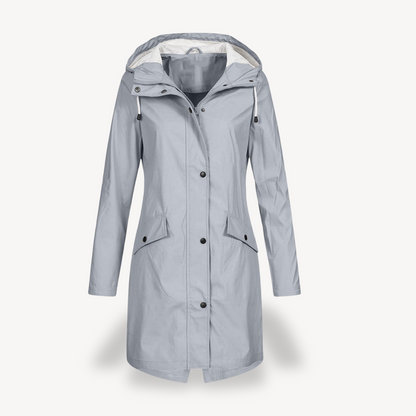 Wasserdichte Damenjacke Kapuzenparka Regenjacke - IdealeKleiden