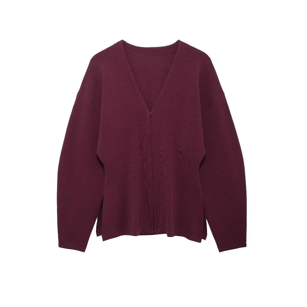 Cardigan en maille élégant et minimaliste