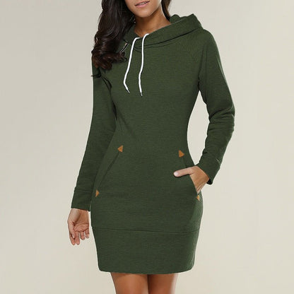 Robe longue à capuche Chic Décontracté