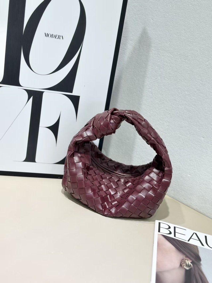 Sac bandoulière tressé aspect naturel