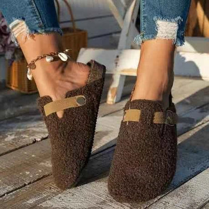 Chaussons chauds d'hiver pour femmes