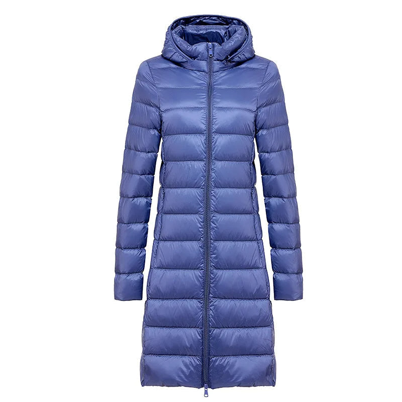 Veste d'hiver élégante et chaude en duvet