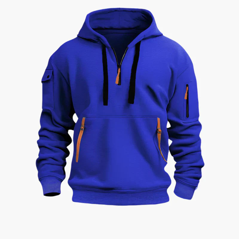 Sweat à capuche zippé sportif et pratique