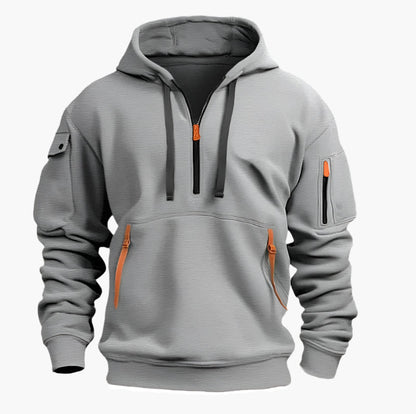 Sweat à capuche zippé sportif et pratique