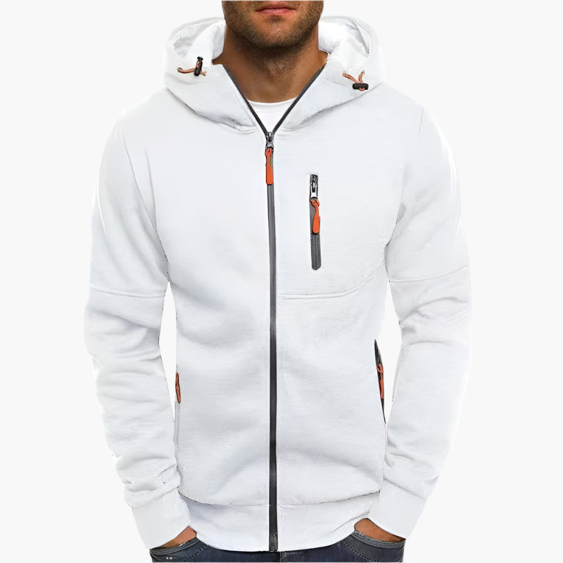 Veste à capuche sportive et moderne - Sweat à capuche zippé confortable