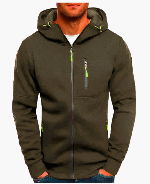 Veste à capuche sportive et moderne - Sweat à capuche zippé confortable