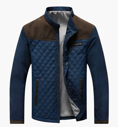 Doudoune matelassée pour femme style patchwork printemps automne