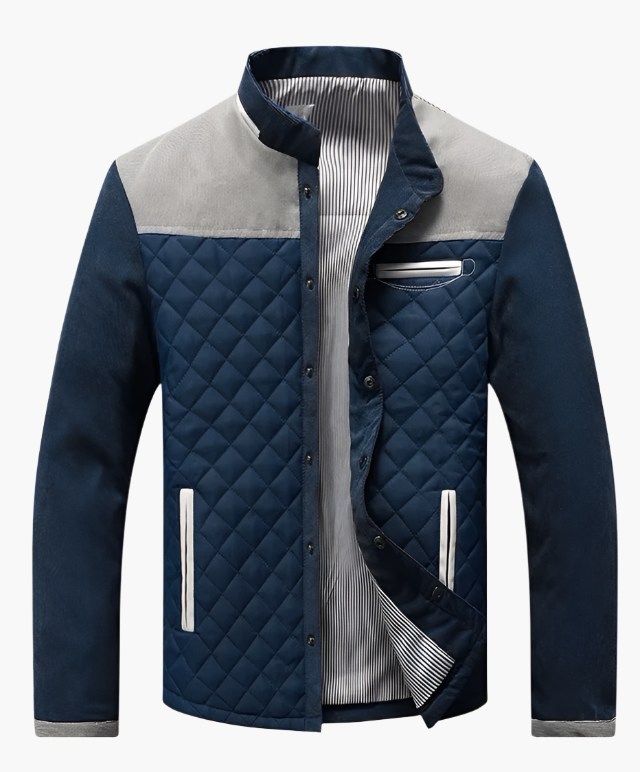 Doudoune matelassée pour femme style patchwork printemps automne
