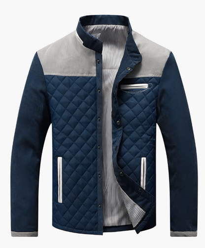 Doudoune matelassée pour femme style patchwork printemps automne