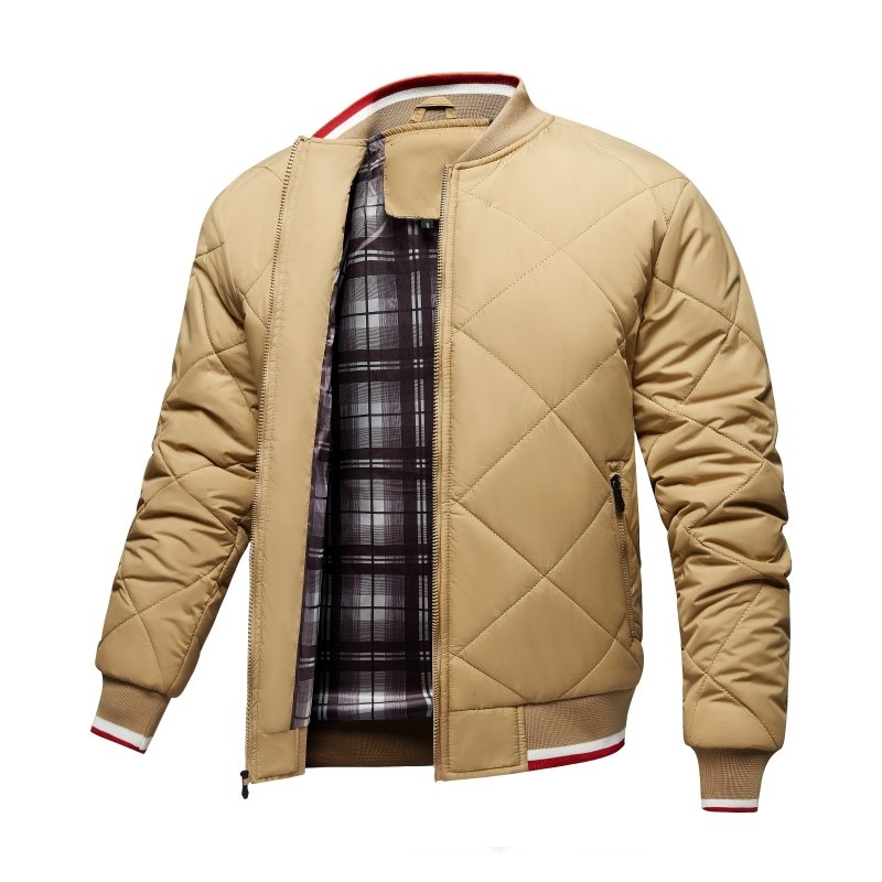 Blouson matelassé losanges homme