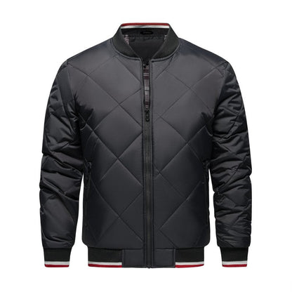 Blouson matelassé losanges homme