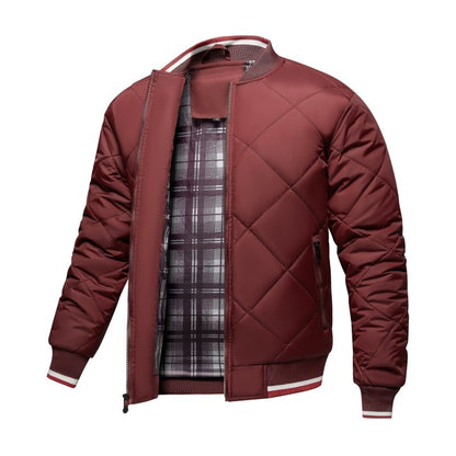 Blouson matelassé losanges homme