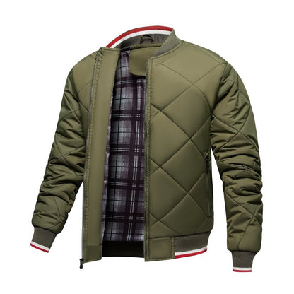 Blouson matelassé losanges homme