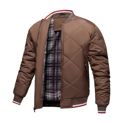 Blouson matelassé losanges homme