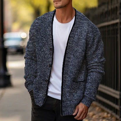 CALVIN - Pull en laine élégant pour homme - Style italien moderne