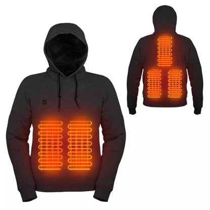 Sweat à capuche unisexe chauffant et isolé