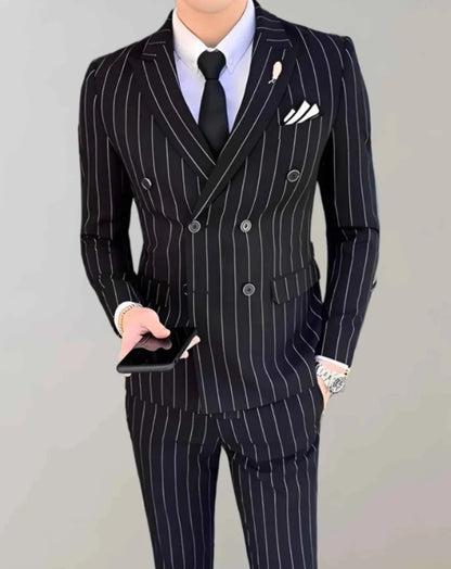 Costume pour homme à rayures