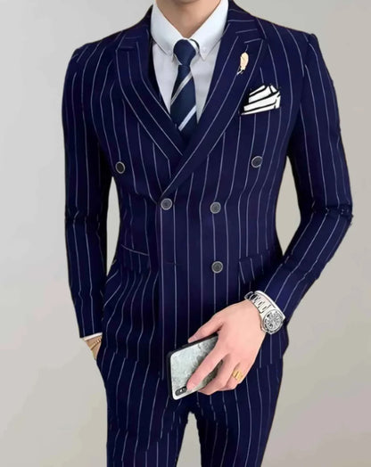 Costume pour homme à rayures