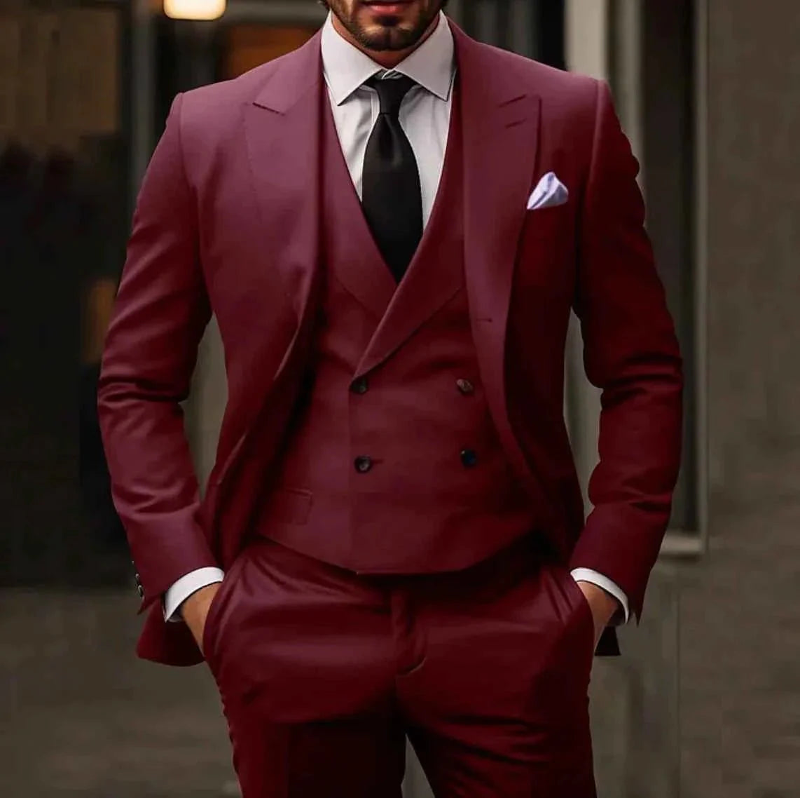 Ensemble complet costume d'affaires homme