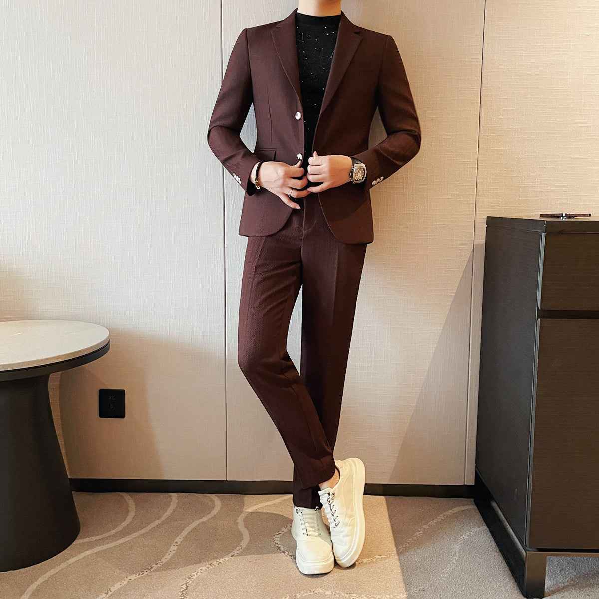 Costume pour hommes design slim moderne