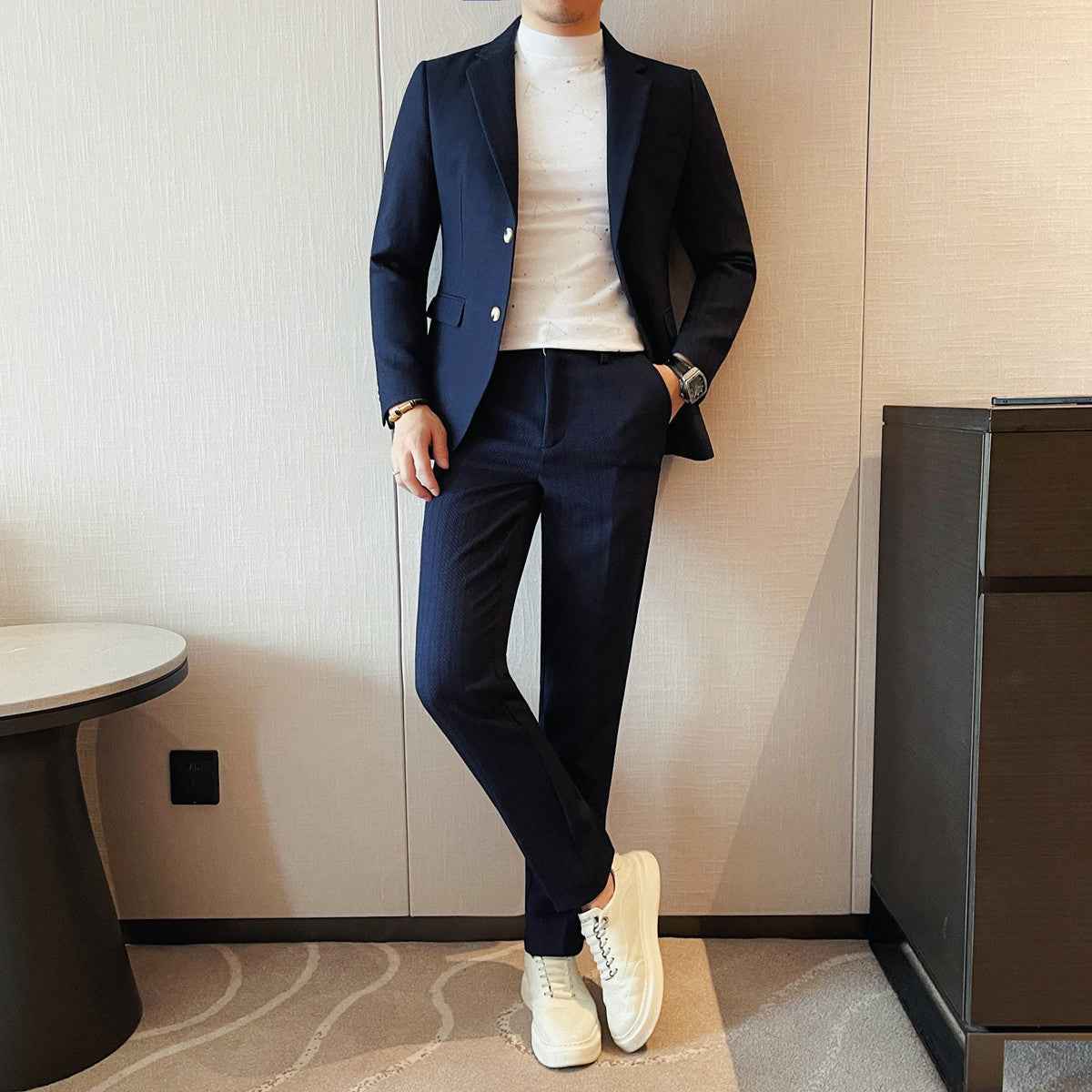 Herren Anzug Modern Slimline Design - IdealeKleiden