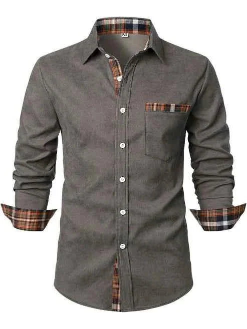 Chemise légère en coton pour homme