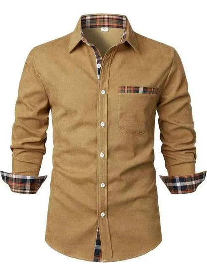 Chemise légère en coton pour homme